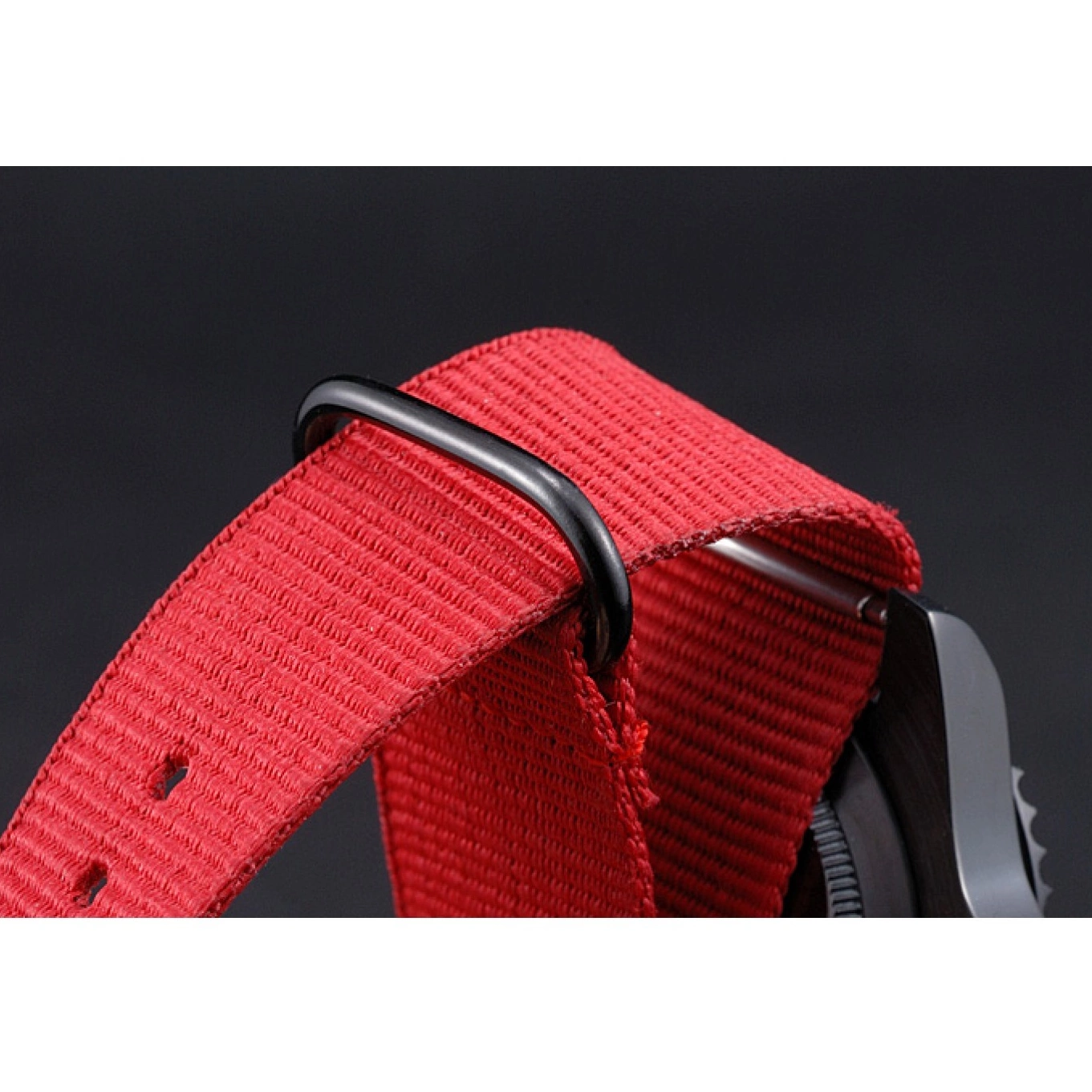 MiroTime 0710 Rolex Stealth Submariner Red Nylon Strap 622010
